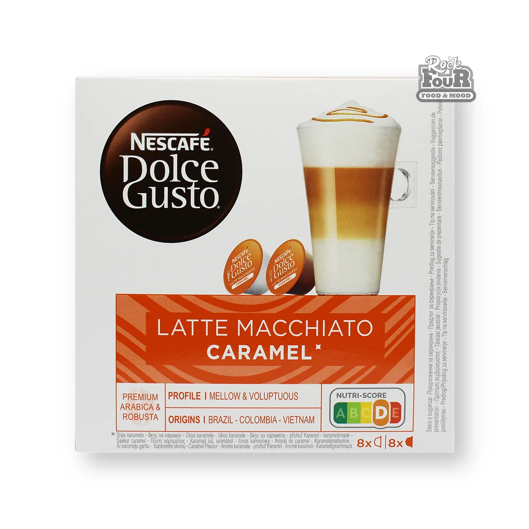 Աղացած սուրճ պարկուճներով «Nescafe Dolce Gusto Latte Macchiato Caramel» 16հատ